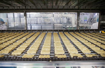 Ligne de production de nouilles instantanées frites