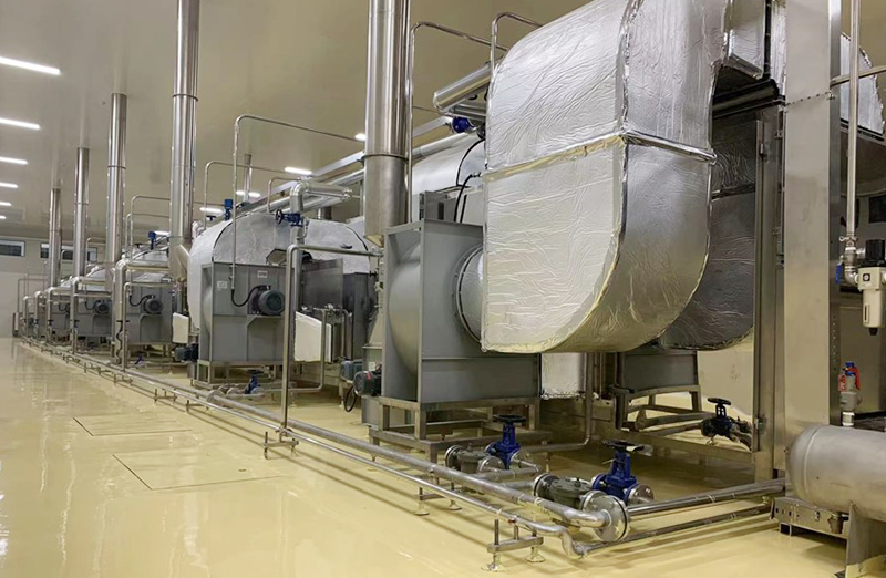 Ligne de production de nouilles à cuisson rapide